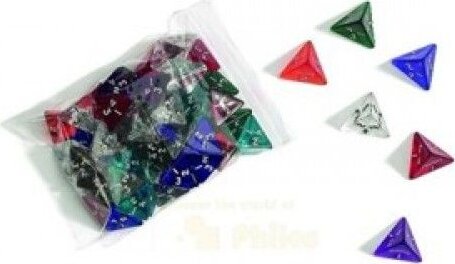 Noname 731960 Dobókocka négyoldalú (1 db / csomag)