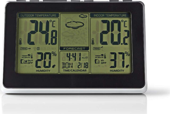 Nedis WEST400BK Időjárásjelző állomás