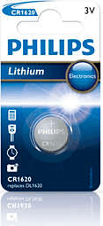 Philips CR1620/00B Lítium Gombelem (1db/csomag)