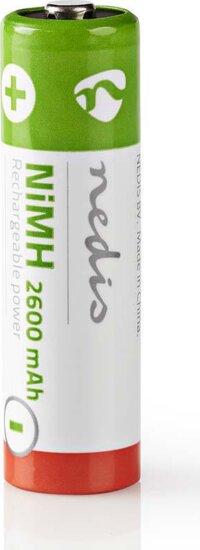 Nedis AA 2600 mAh NiMH újratölthető elem (4db / Buborékfólia) Nedis AA 2600 mAh NiMH újratölthető elem (4db / Buborékfólia)