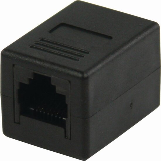 Nedis CAT6 RJ45 UTP toldó (anya - anya) - Fekete