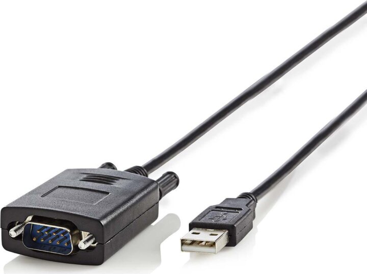 Nedis (USB A apa - RS232 apa) Átalakító kábel 0.9m - Fekete Nedis (USB A apa - RS232 apa) Átalakító kábel 0.9m - Fekete