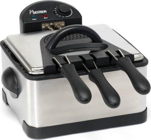 Bestron DF402B Családi Olajsütő - Inox