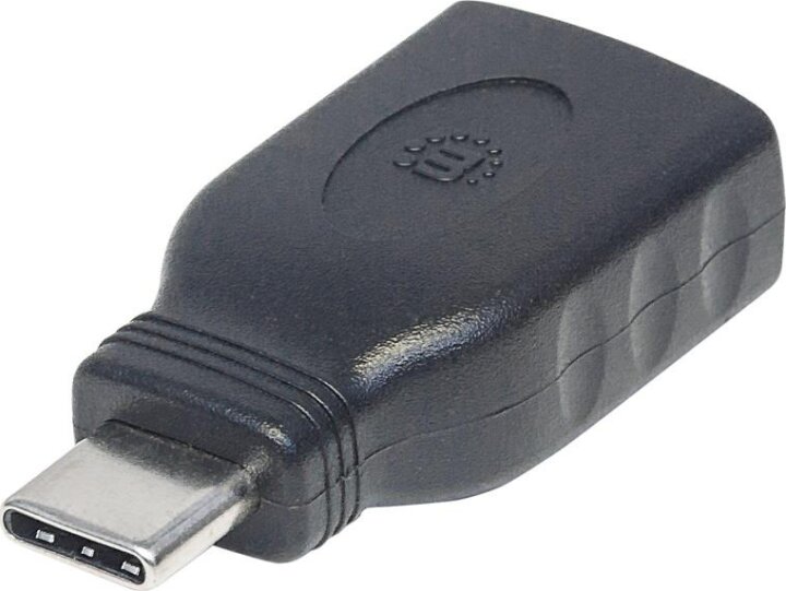 Manhattan 354646 USB 3.1-C apa - USB-A anya SuperSpeed Adapter - Fekete