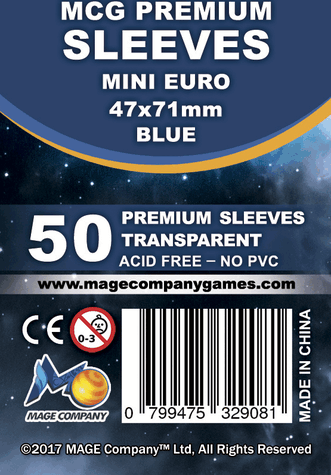 MCG Premium Mini Euro kártyavédő (50db/csomag)