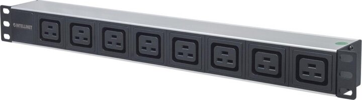 Intellinet 163683 19" Tápelosztó sáv 1U - Fekete Intellinet 163683 19" Tápelosztó sáv 1U - Fekete