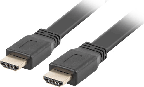 Lanberg HDMI-A apa - HDMI-A apa v2.0 Lapos kábel 1.8m Fekete Lanberg HDMI-A apa - HDMI-A apa v2.0 Lapos kábel 1.8m Fekete