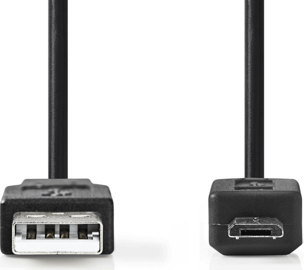 Nedis USB-A apa - MicroUSB-B apa Adatkábel 5m - Fekete