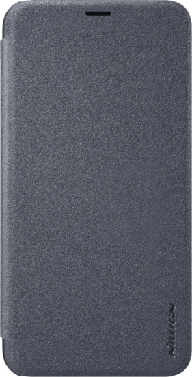 Nillkin Sparkle Logo Apple iPhone XS Max Bőr Flip Oldalra Nyíló Tok - Fekete