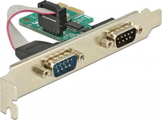 Delock 89918 PCIe - 2x RS 232 Port bővítő