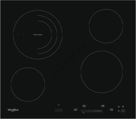 Whirlpool AKT 8900 BA Beépíthető üvegkerámia főzőlap - Fekete