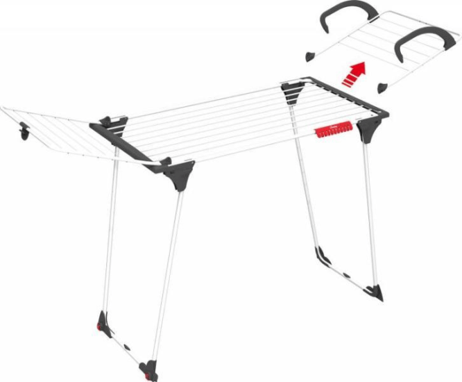 Vileda G20226 Premium 2in1 asztallábú szárító - Fehér Vileda G20226 Premium 2in1 asztallábú szárító - Fehér