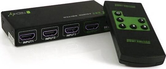 Techly 309913 HDMI Switch (3 PC - Kijelző)