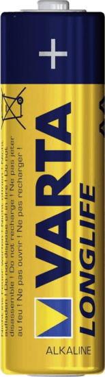 Varta Longlife AA (LR06) Alkáli Ceruzaelem (6db/csomag)
