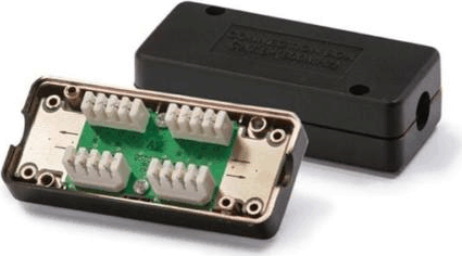 KE-Line LSA 600MHz-es kábeltoldó Fekete