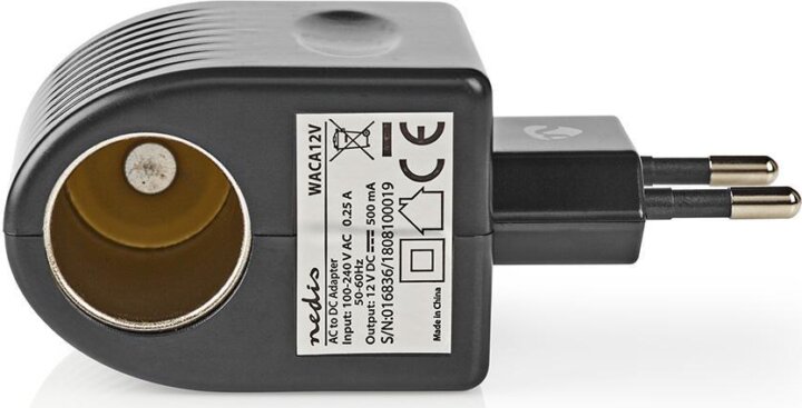 Nedis WACA12V Hálózati csatlakozó autós adapterhez