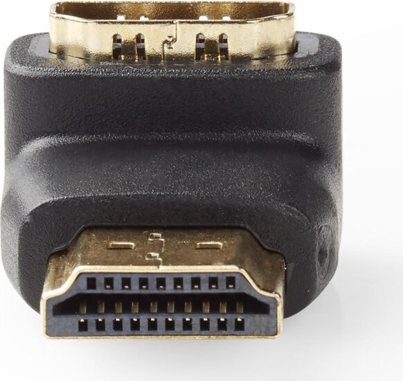 Nedis CVGB34901BK HDMI (apa 90° - apa) adapter - Fekete