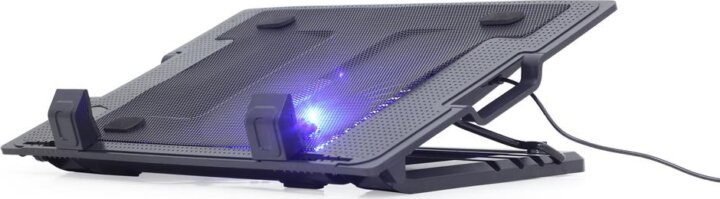 Gembird NBS-1F17T-01 Notebook hűtőtálca - Fekete