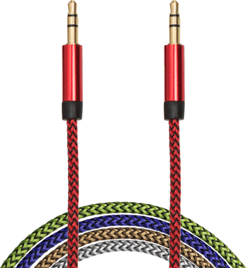 Delight 55437 3.5mm Jack (apa - apa) kábel 1m - Vegyes színek Delight 55437 3.5mm Jack (apa - apa) kábel 1m - Vegyes színek