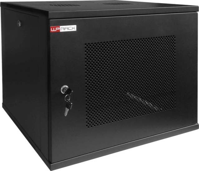 WP 19" Fali rack szekrény 6U 540x450mm - Fekete
