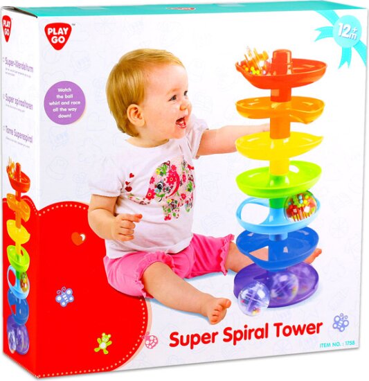 Playgo Toys Szivárvány golyós játék