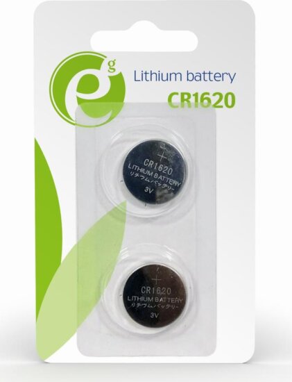 Energenie EG-BA-CR1620-01 Lithium CR1620 Gombelem (2db/csomag)