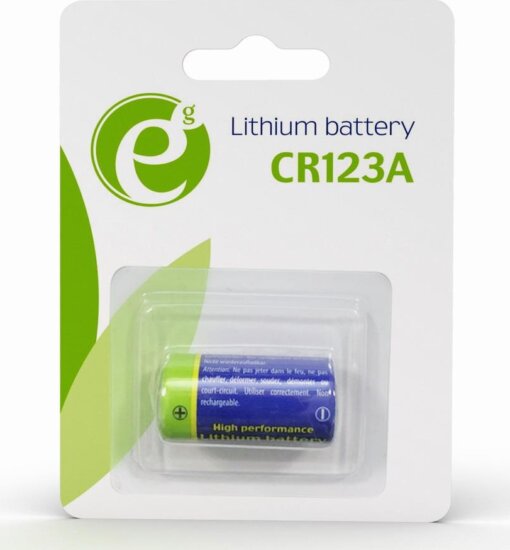 Energenie EG-BA-CR123-01 Lithium CR123 Fotóelem (1db/csomag)