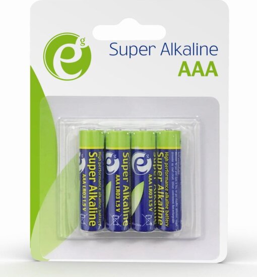 Energenie EG-BA-AAA4-01 Alkaline LR03 AAA Ceruzaelem (4db/csomag)