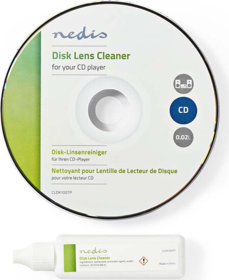 Nedis CD lejátszó lemezlencse-tisztító - 20 ml