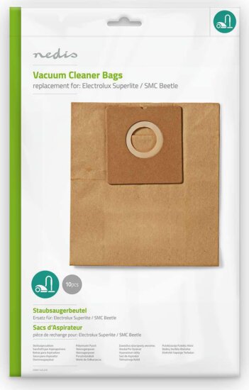 Nedis DUBG114ELE10 Porszívózsák Electrolux Superlite/SMC Beetle helyettesítő (10 db / csomag)