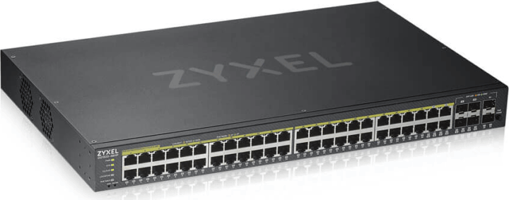 ZyXEL GS1920-48HPv2 48port POE Gigabit Smart Switch Fekete ZyXEL GS1920-48HPv2 48port POE Gigabit Smart Switch Fekete