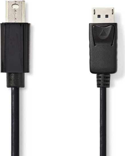 Nedis CCGP37400BK20 Mini DisplayPort - DisplayPort (apa - apa) kábel 2m - Fekete
