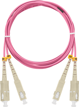 Nikomax NMF-PC2M4C2-SCU-SCU-002 optikai patch kábel SC Duplex 2m - Magenta