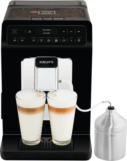 Krups EA8918 Evidence One touch cappuccino Kávéfőző - Fekete/Ezüst