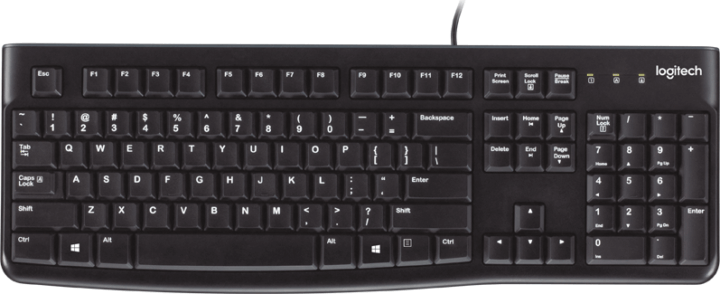 Logitech K120 USB Billentyűzet Fekete - Német