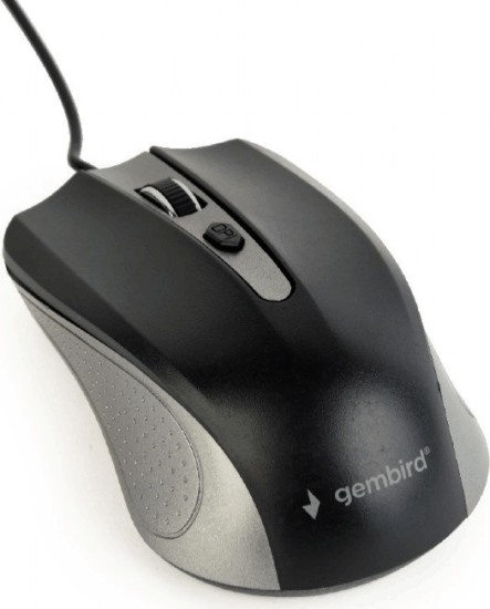 Gembird MUS-4B-01-GB Egér - Fekete/Szürke Gembird MUS-4B-01-GB Egér - Fekete/Szürke