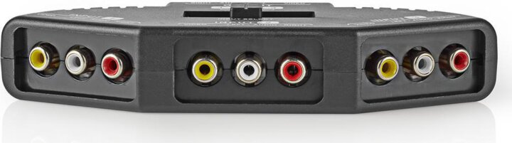 Nedis VSWI2403BK RCA 3-port AV Switch