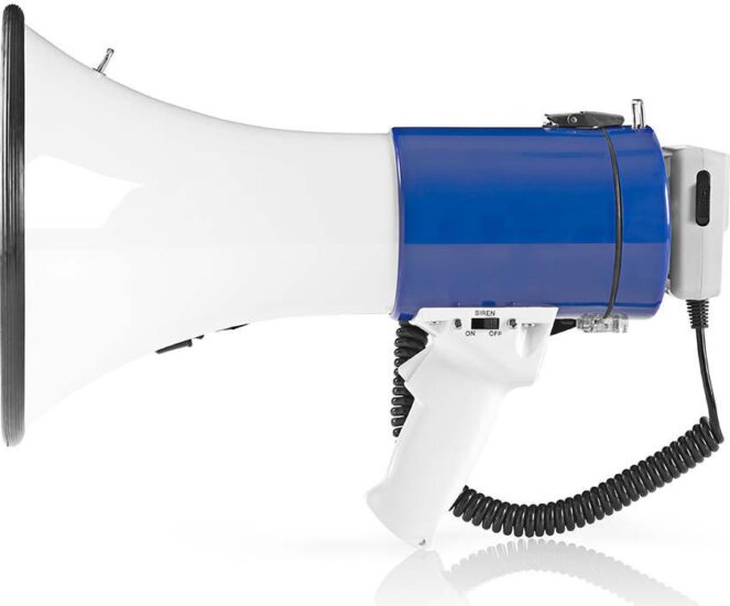 Nedis MEPH200WT Megafon - Fehér/Kék