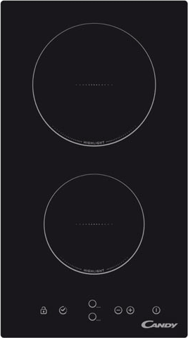 Candy CDH 30 Kerámia főzőlap - Fekete