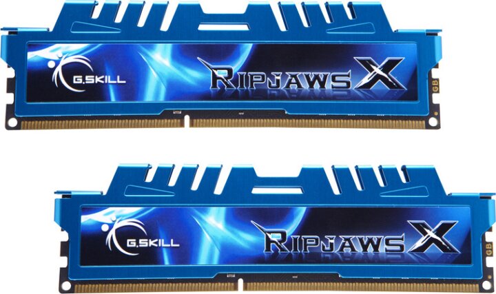 G.Skill 8GB /2400 RipjawsX Blue DDR3 RAM KIT (2x4GB) G.Skill 8GB /2400 RipjawsX Blue DDR3 RAM KIT (2x4GB)