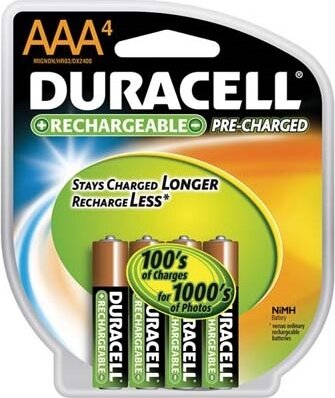 Duracell Újratölthető AAA mikro ceruza elem 800mAh 4db