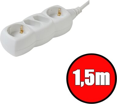 Somogyi NV 14/WH hálózati elosztó 1,5m