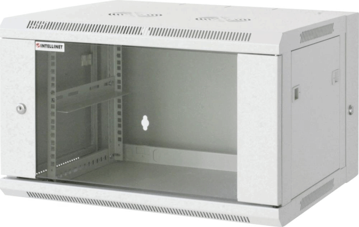 Manhattan 19" Fali Rack Szekrény 12U 630x570mm - Szürke