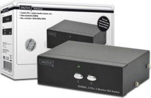 DIGITUS DS-44100-1 VGA D-Sub 2-port Switch DIGITUS DS-44100-1 VGA D-Sub 2-port Switch