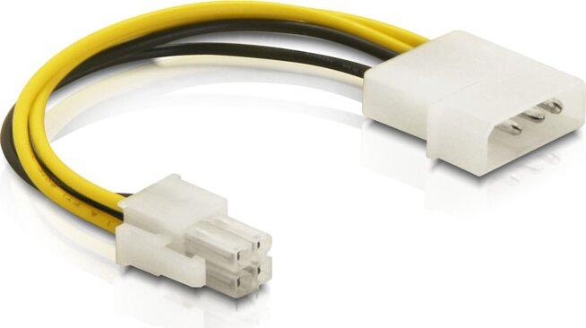 Delock P4 apa - MOLEX 4 tűs apa, kábel