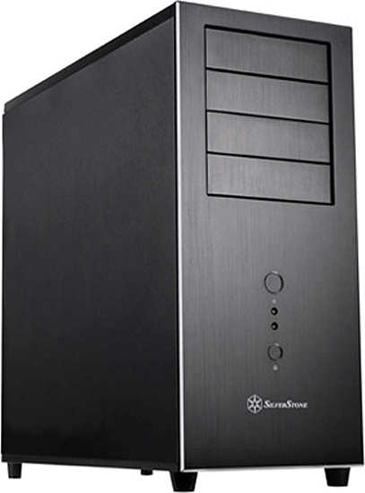 SilverStone TJ04B-E Számítógépház - Fekete