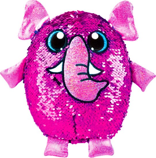 Shimmeez SH01053 Simiflitter: elefánt figura 20cm - Pink/Kék