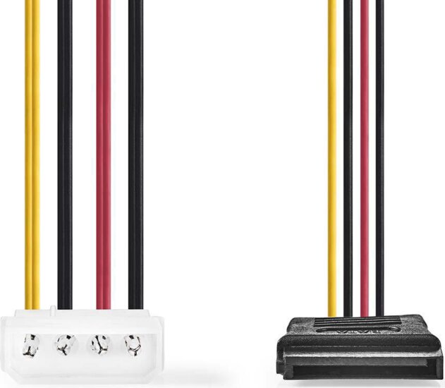 Nedis Belső hálózati kábel 0.15m (Molex apa - 2xSATA anya) Nedis Belső hálózati kábel 0.15m (Molex apa - 2xSATA anya)