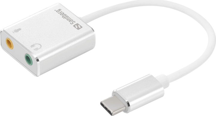 Sandberg USB-C - 2x 3.5mm Jack Sound Link adapter Sandberg USB-C - 2x 3.5mm Jack Sound Link adapter