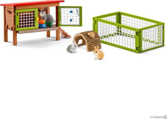 Schleich: nyúlketrec nyulakkal